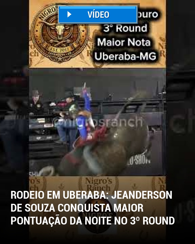 Rodeio em Uberaba: Jeanderson de Souza Conquista Maior Pontuação da Noite no 3º Round