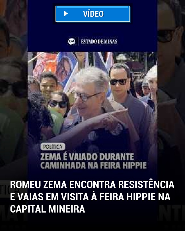 Romeu Zema encontra resistência e vaias em visita à Feira Hippie na capital mineira