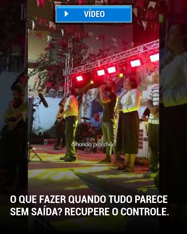 O que fazer quando tudo parece sem saída? Recupere o controle.