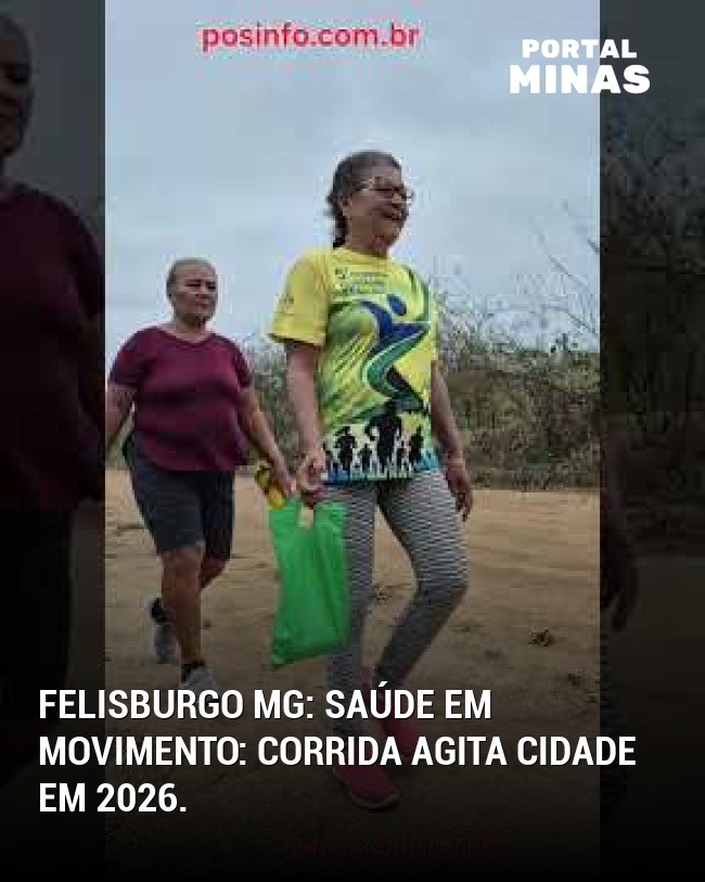 Felisburgo MG: Saúde em movimento: corrida agita cidade em 2026.