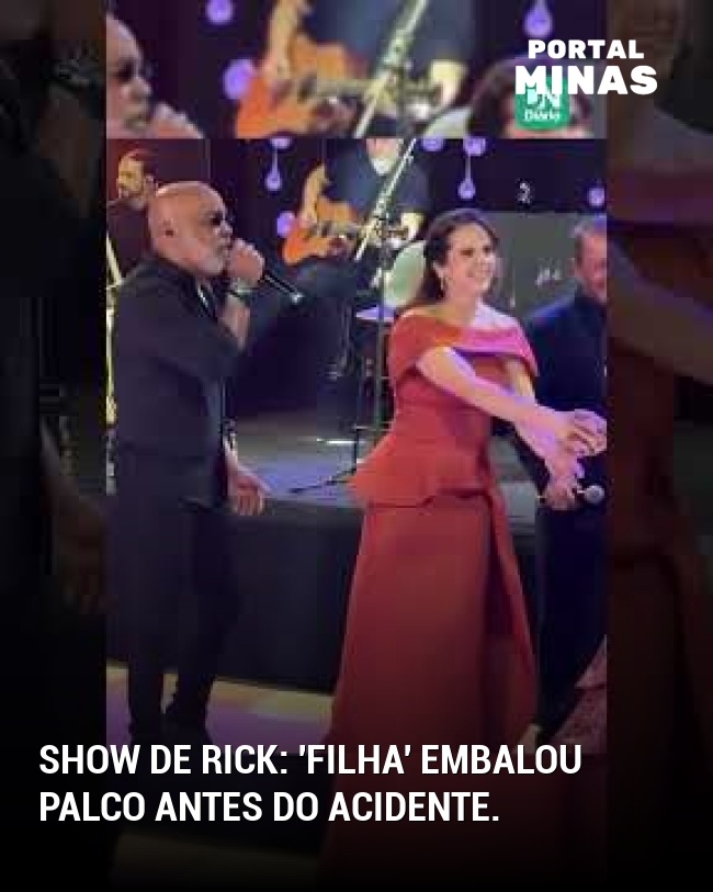 Show de Rick: 'Filha' embalou palco antes do acidente.