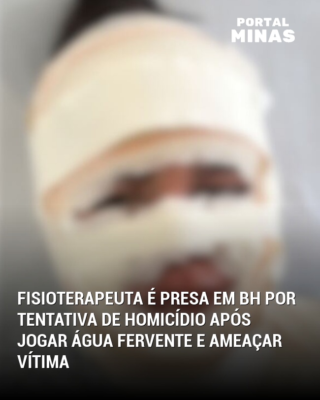Fisioterapeuta é presa em BH por tentativa de homicídio após jogar água fervente e ameaçar vítima