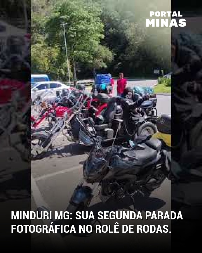 Minduri MG: Sua segunda parada fotográfica no rolê de rodas.