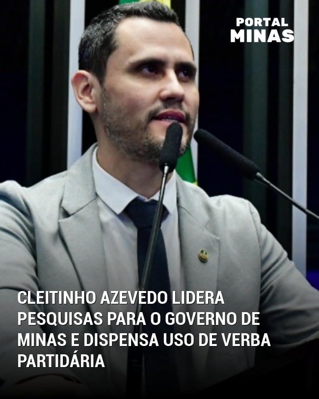 Cleitinho Azevedo Lidera Pesquisas para o Governo de Minas e Dispensa Uso de Verba Partidária