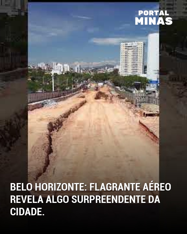 Belo Horizonte: flagrante aéreo revela algo surpreendente da cidade.
