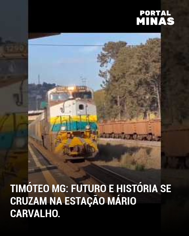 Timóteo MG: Futuro e história se cruzam na Estação Mário Carvalho.