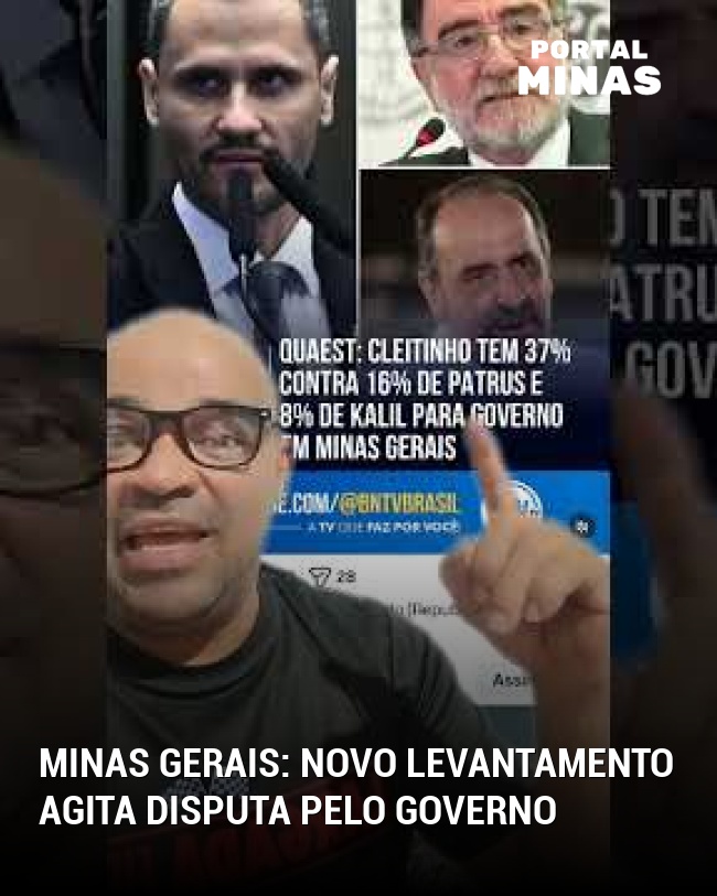 Minas Gerais: Novo levantamento agita disputa pelo governo