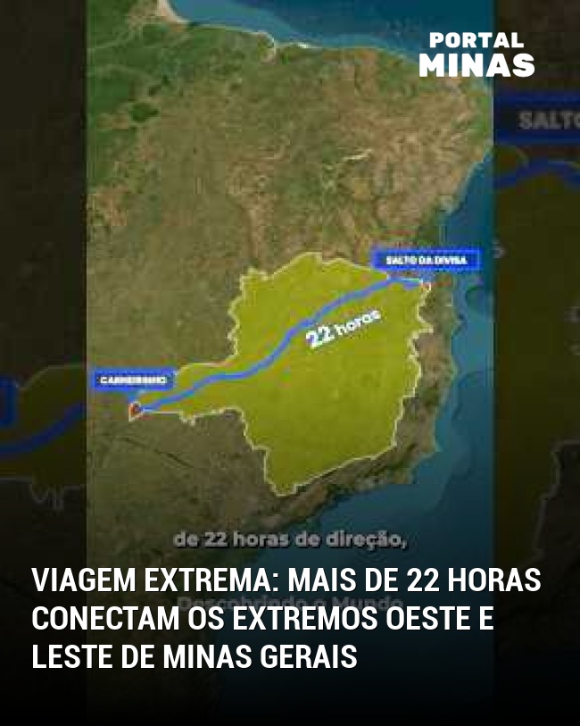 Viagem Extrema: Mais de 22 Horas Conectam os Extremos Oeste e Leste de Minas Gerais