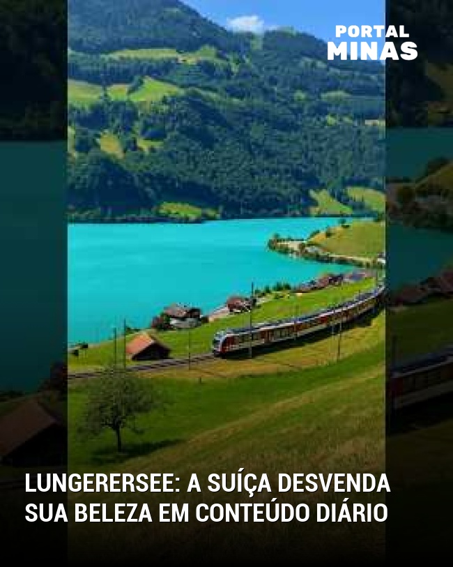 Lungerersee: A Suíça desvenda sua beleza em conteúdo diário