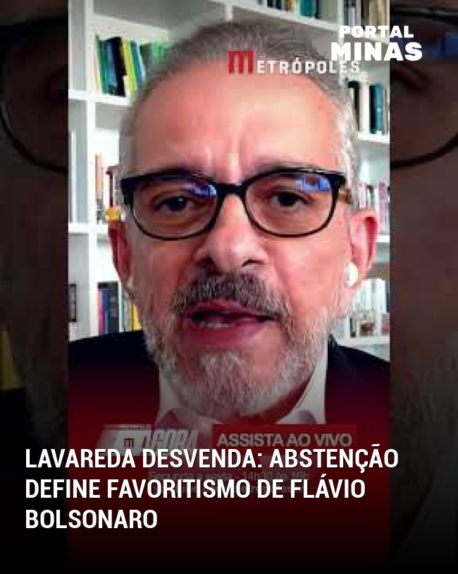 Lavareda desvenda: Abstenção define favoritismo de Flávio Bolsonaro