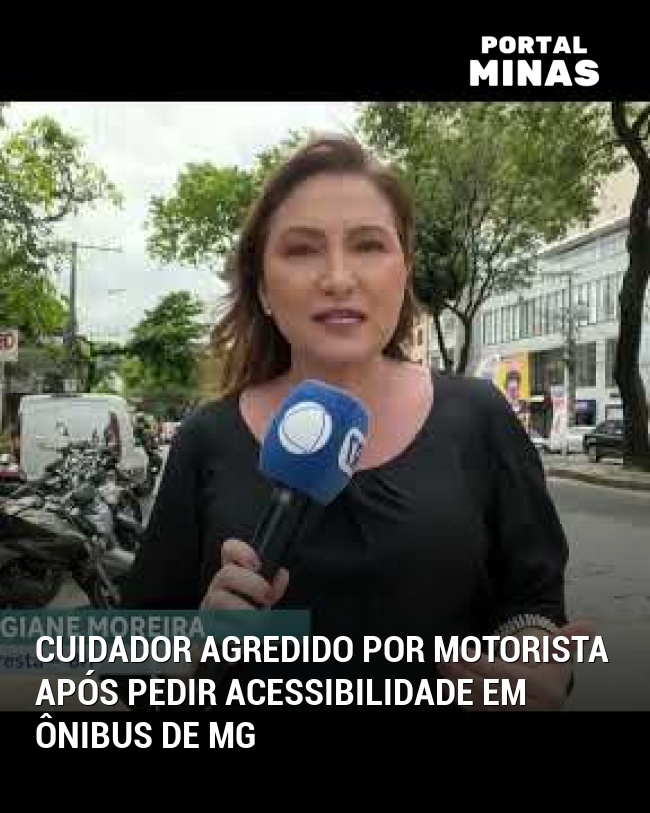 Cuidador agredido por motorista após pedir acessibilidade em ônibus de MG