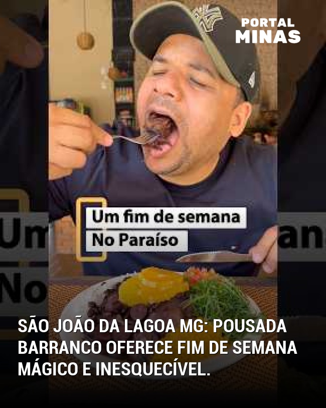 São João da Lagoa MG: Pousada Barranco oferece fim de semana mágico e inesquecível.