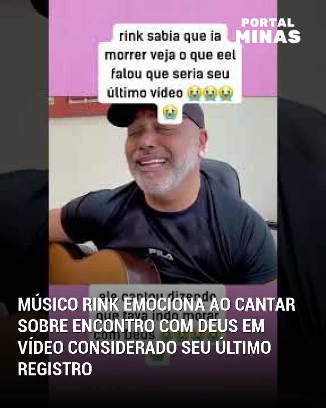 Músico Rink Emociona ao Cantar Sobre Encontro com Deus em Vídeo Considerado seu Último Registro
