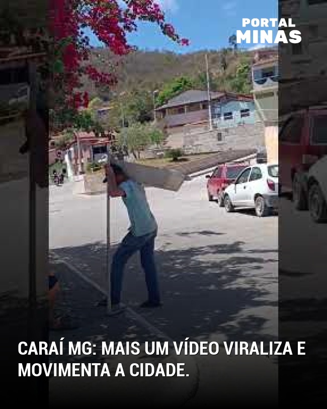 Caraí MG: mais um vídeo viraliza e movimenta a cidade.