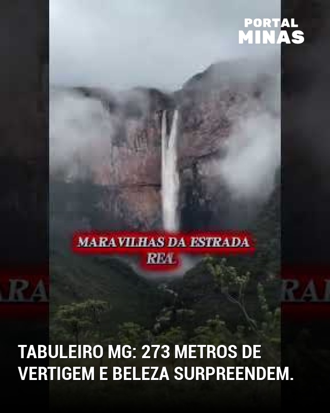 Tabuleiro MG: 273 metros de vertigem e beleza surpreendem.