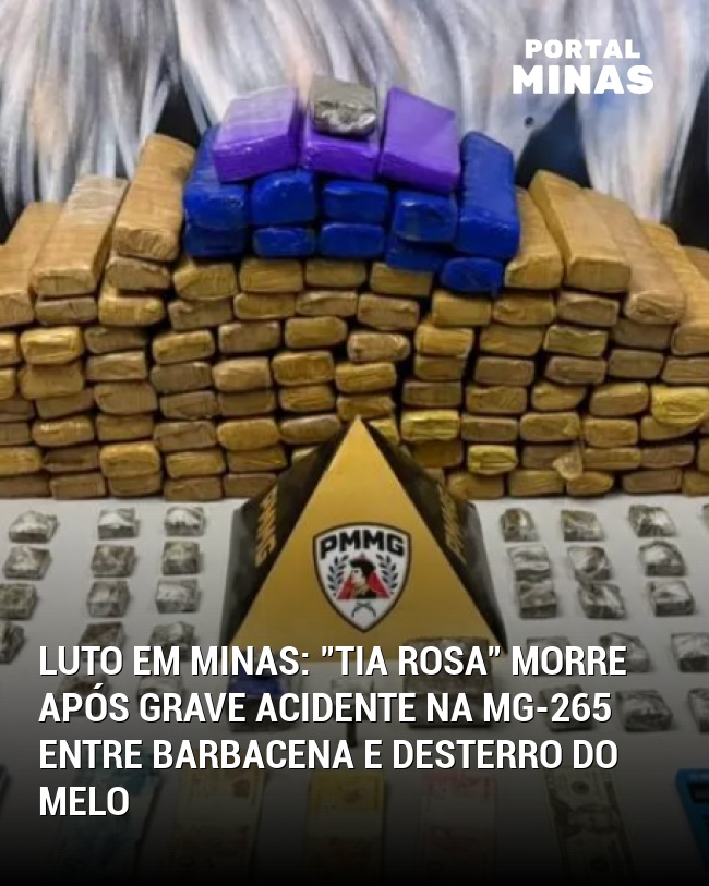 Luto em Minas: "Tia Rosa" Morre Após Grave Acidente na MG-265 entre Barbacena e Desterro do Melo