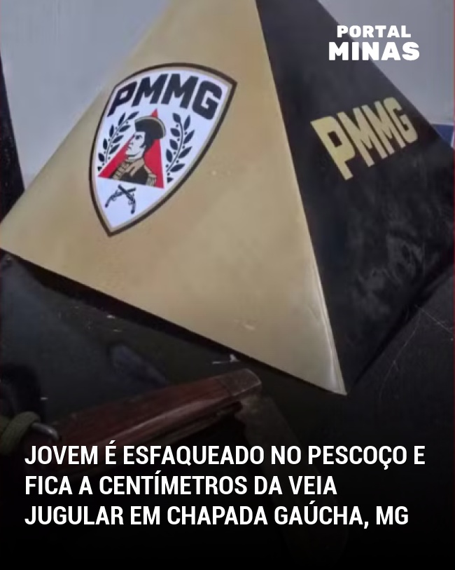 Jovem é Esfaqueado no Pescoço e Fica a Centímetros da Veia Jugular em Chapada Gaúcha, MG
