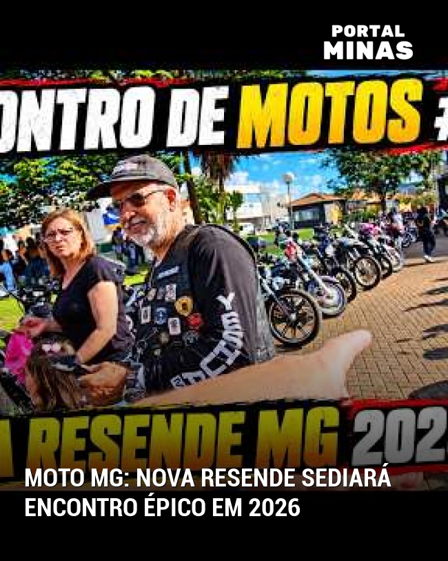 Moto MG: Nova Resende sediará encontro épico em 2026