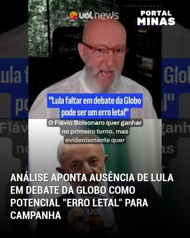 Análise Aponta Ausência de Lula em Debate da Globo Como Potencial "Erro Letal" Para Campanha
