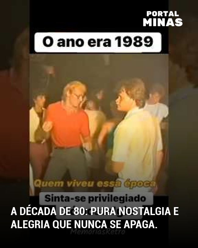 A década de 80: pura nostalgia e alegria que nunca se apaga.