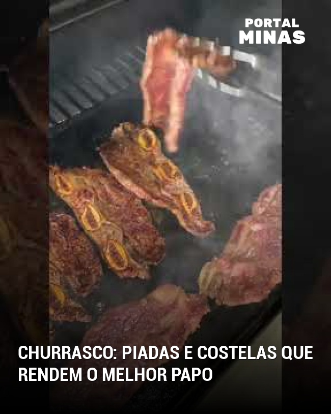 Churrasco: piadas e costelas que rendem o melhor papo