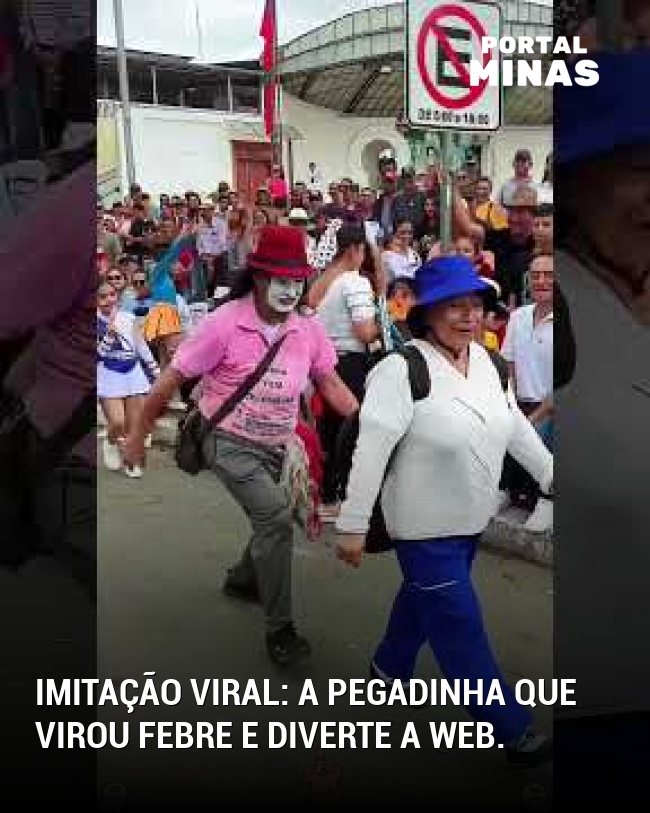 Imitação viral: A pegadinha que virou febre e diverte a web.