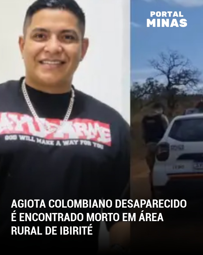Agiota Colombiano Desaparecido é Encontrado Morto em Área Rural de Ibirité