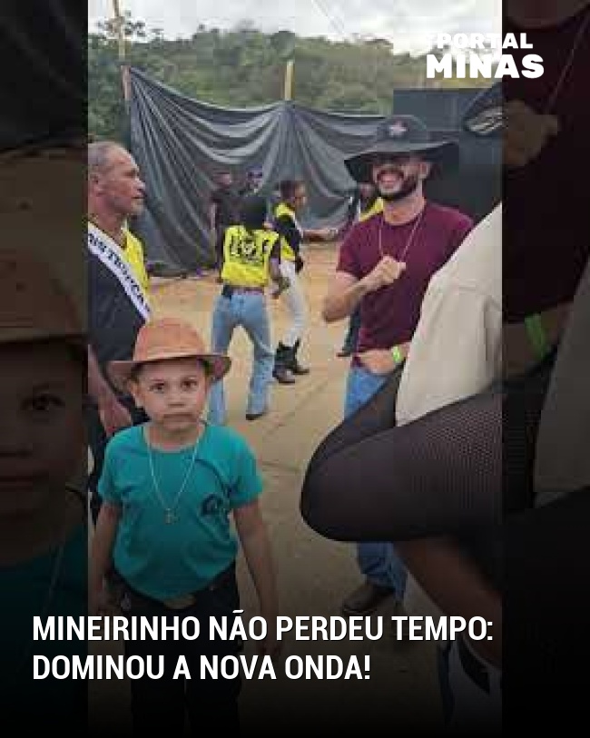 Mineirinho não perdeu tempo: dominou a nova onda!
