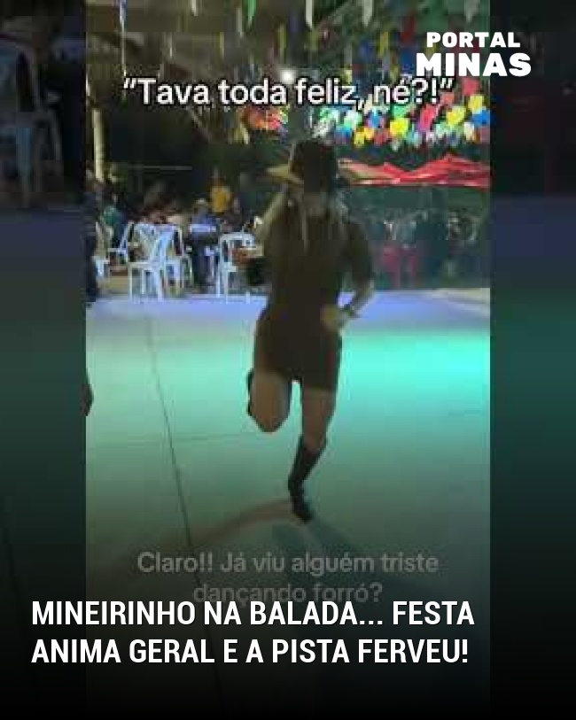 Mineirinho na balada... Festa anima geral e a pista ferveu!