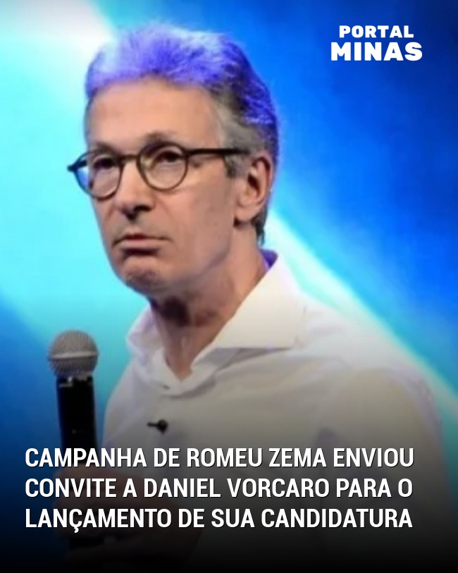 Campanha de Romeu Zema enviou convite a Daniel Vorcaro para o Lançamento de sua Candidatura