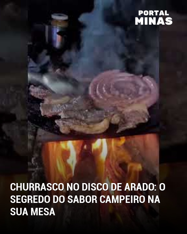 Churrasco no disco de arado: o segredo do sabor campeiro na sua mesa