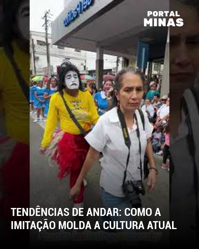 Tendências de andar: como a imitação molda a cultura atual