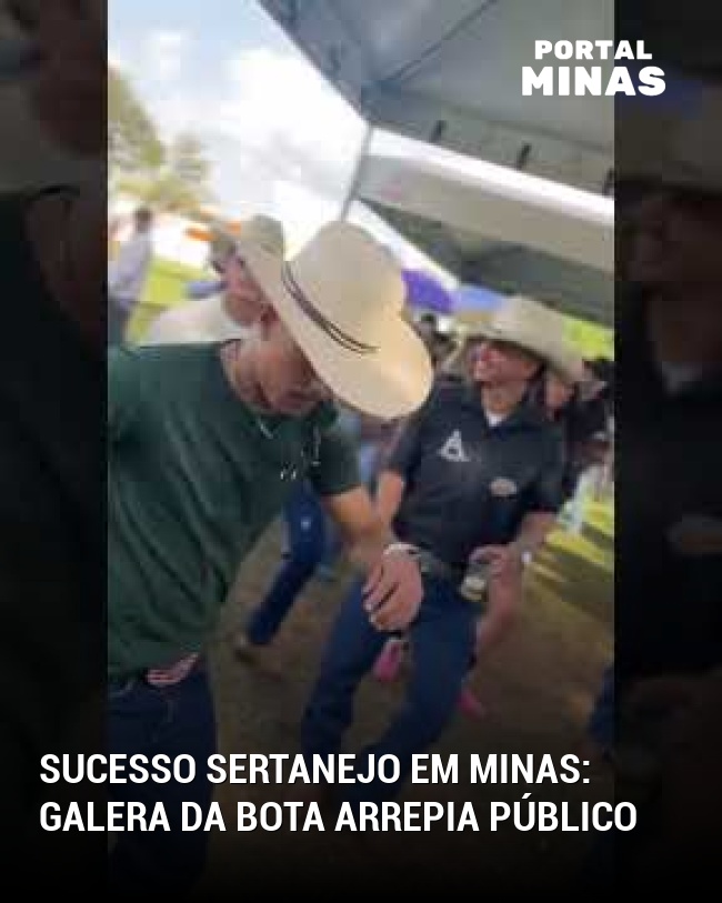 Sucesso sertanejo em Minas: Galera da bota arrepia público
