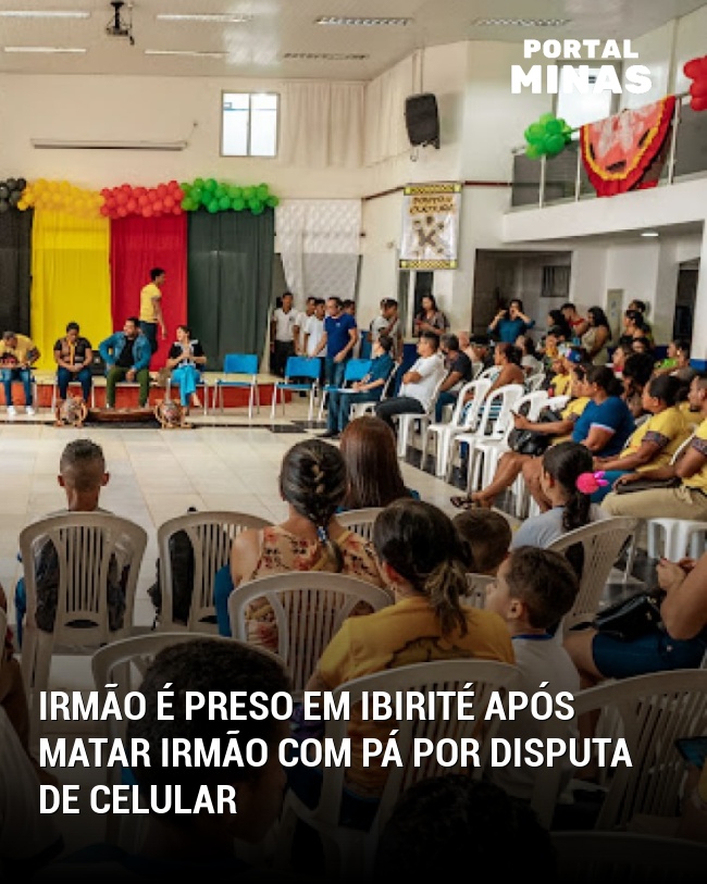 Irmão é Preso em Ibirité Após Matar Irmão com Pá por Disputa de Celular