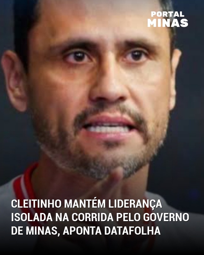 Cleitinho Mantém Liderança Isolada na Corrida pelo Governo de Minas, Aponta Datafolha