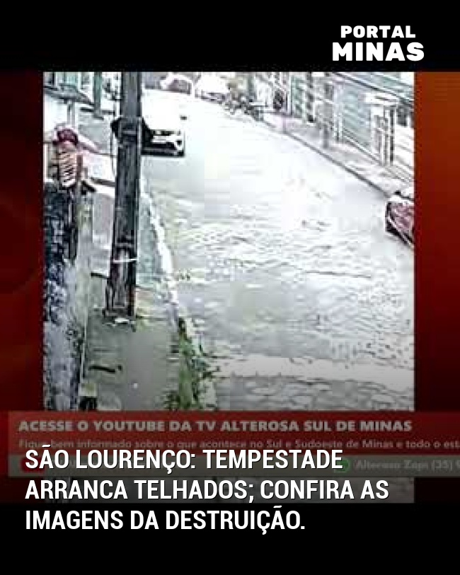 São Lourenço: Tempestade arranca telhados; confira as imagens da destruição.