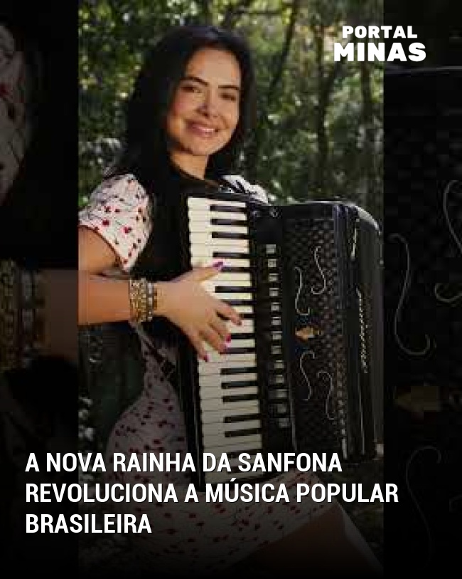 A nova rainha da sanfona revoluciona a música popular brasileira