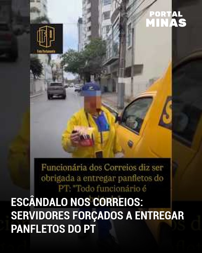 Escândalo nos Correios: Servidores forçados a entregar panfletos do PT