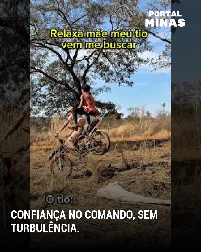 Confiança no comando, sem turbulência.