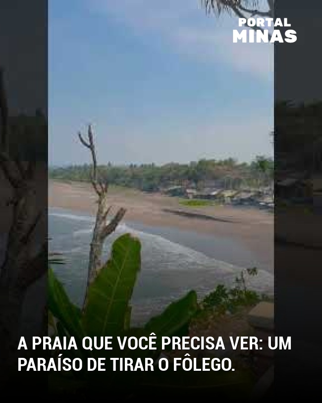 A praia que você precisa ver: um paraíso de tirar o fôlego.