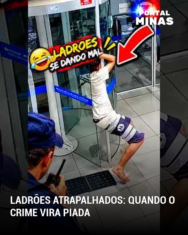 Ladrões atrapalhados: Quando o crime vira piada