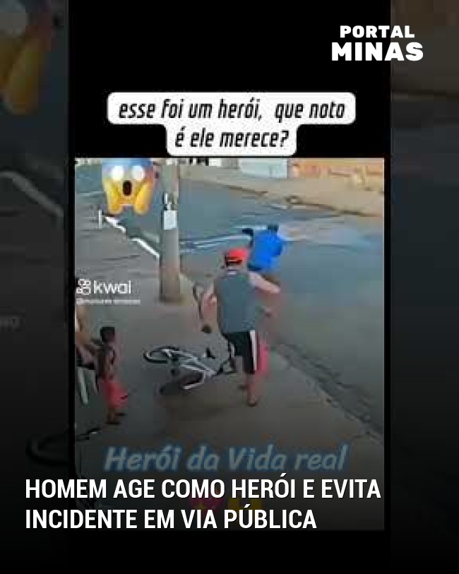 Homem age como herói e evita incidente em via pública