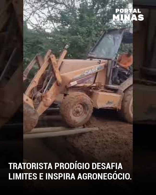 Tratorista prodígio desafia limites e inspira agronegócio.