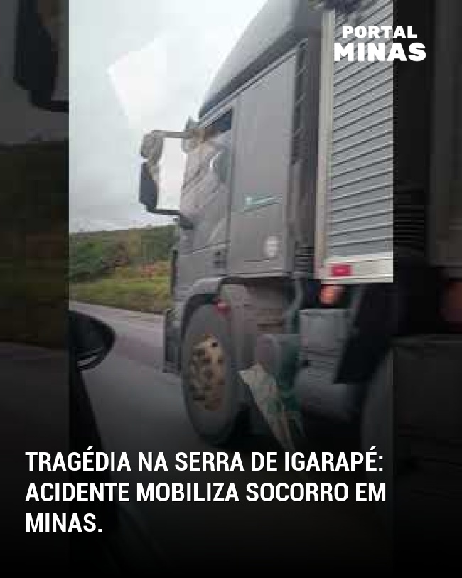 Tragédia na serra de Igarapé: acidente mobiliza socorro em Minas.