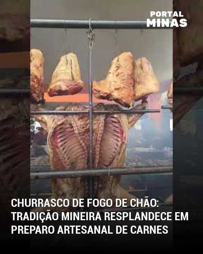 Churrasco de Fogo de Chão: Tradição Mineira Resplandece em Preparo Artesanal de Carnes