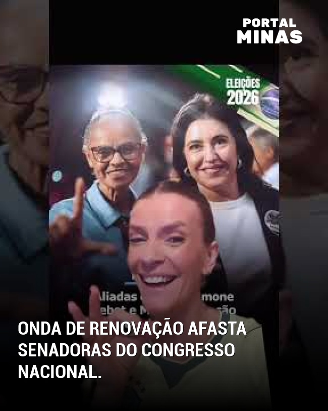 Onda de renovação afasta senadoras do Congresso Nacional.
