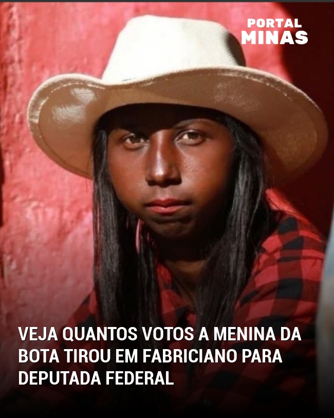 Veja quantos votos a Menina da Bota tirou em Fabriciano para deputada federal