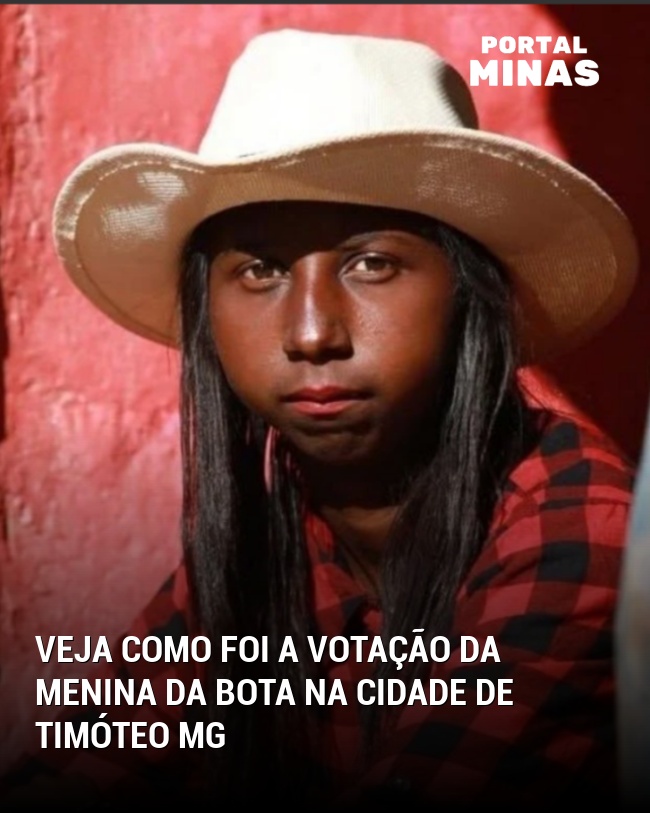 Veja como foi a votação da Menina da Bota na cidade de Timóteo MG