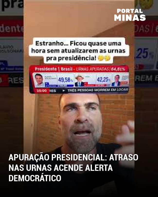 Apuração presidencial: atraso nas urnas acende alerta democrático