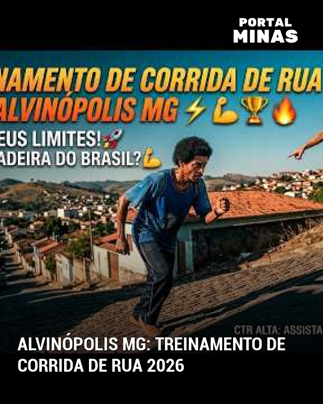 Alvinópolis MG: Treinamento de corrida de rua 2026